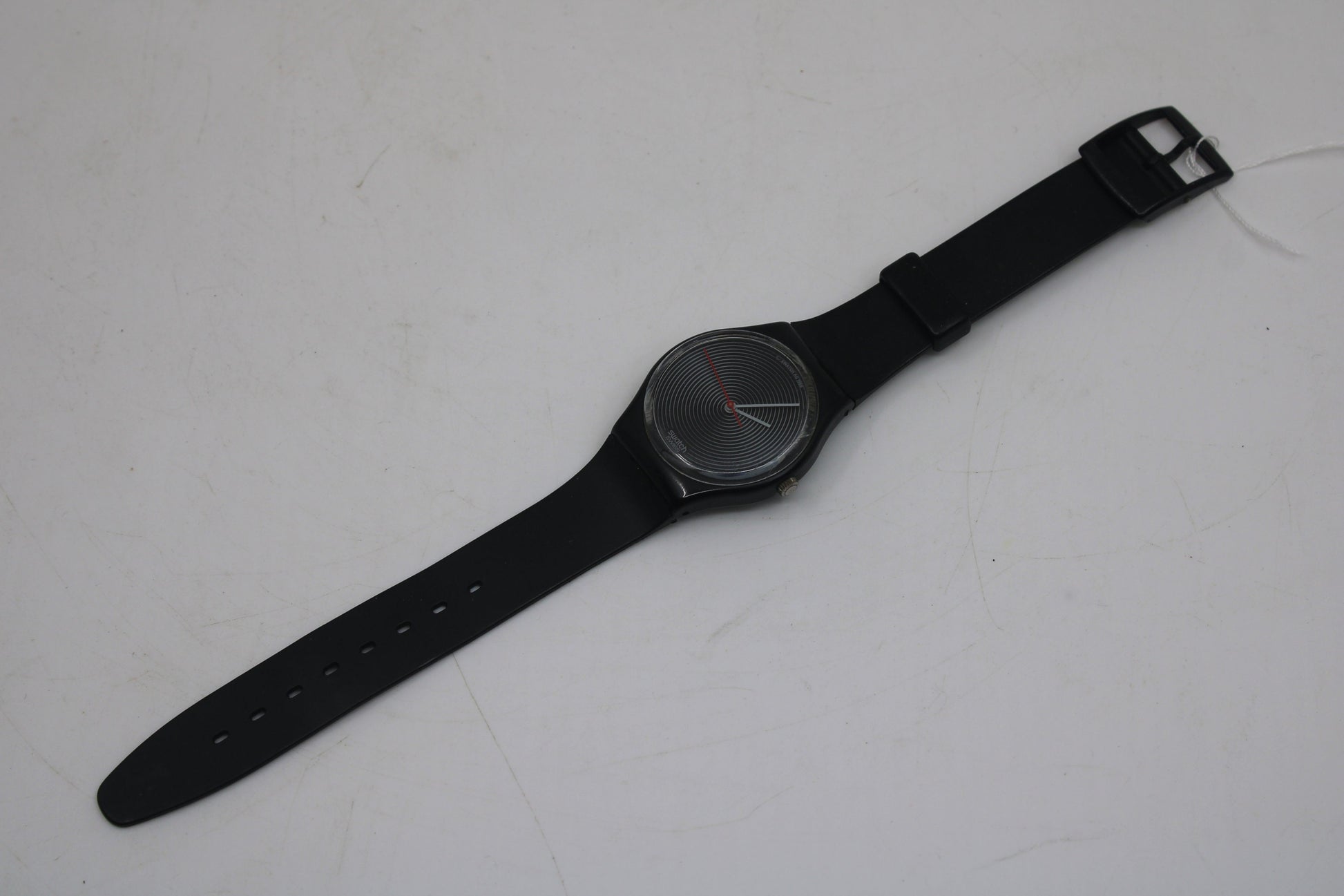 1986, Swatch, Gents, 'Soto', GB109, VERY Nice Condition, 100% working, CRACKED crystal