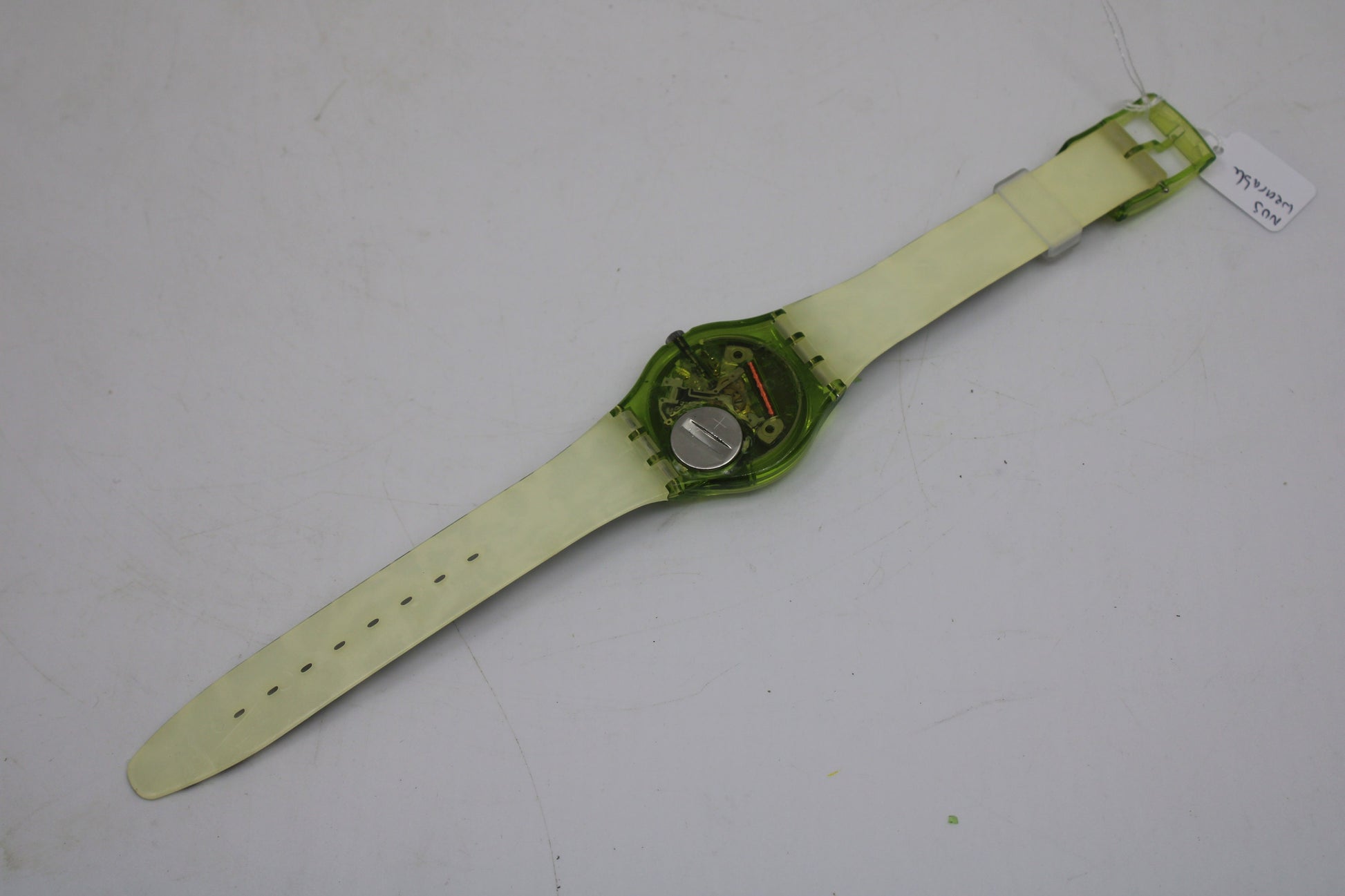 1991 Vintage Gents Swatch 'Flaeck' GZ117, in UNUSED, New Old Stock, original condition, working 100%