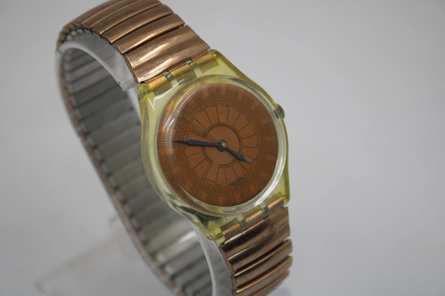 1990, Vintage Gents Swatch, 'Copper Dusk' GK127/128, NO box, Nice, Used Condition, working 100%