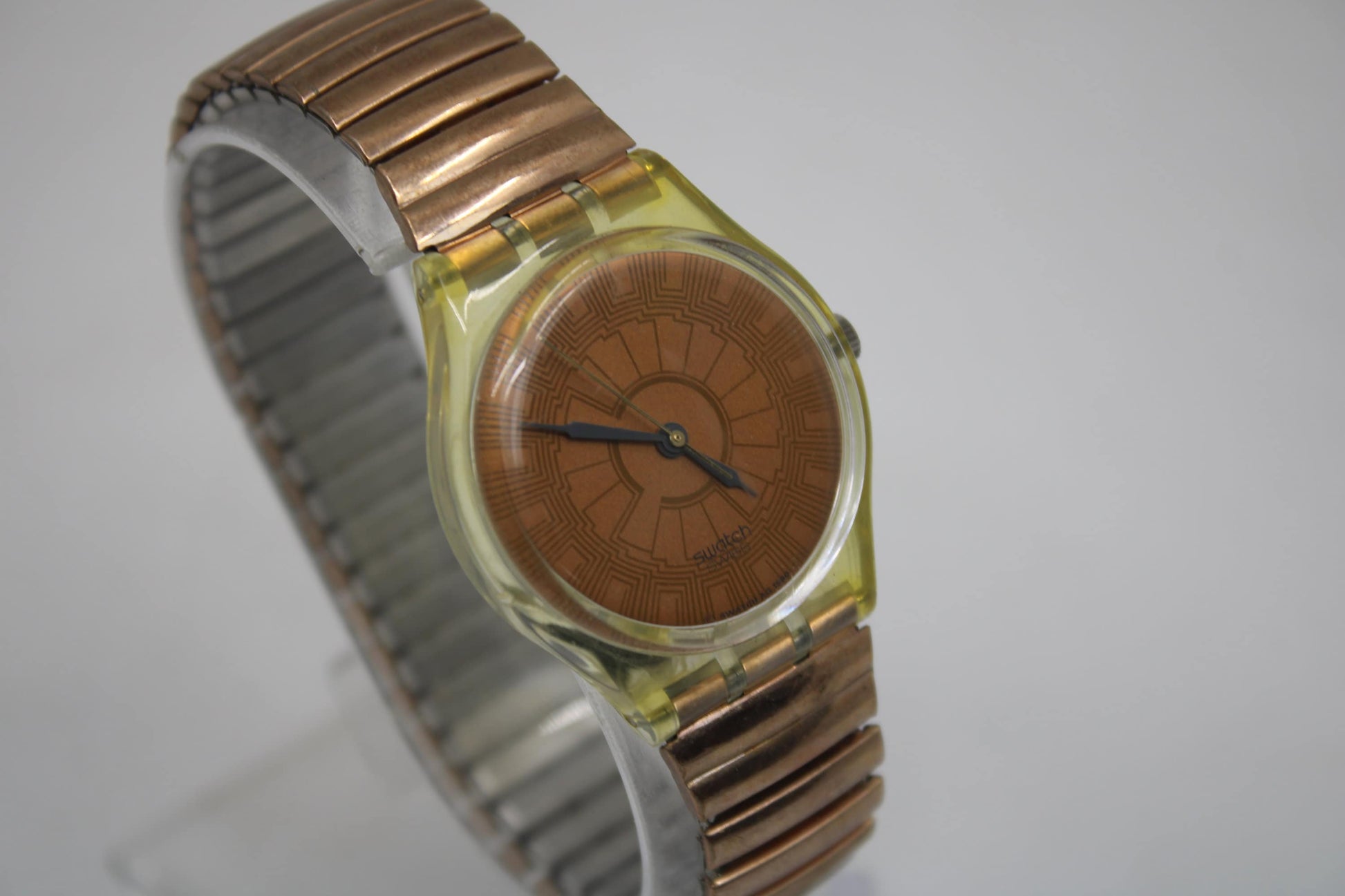 1990, Vintage Gents Swatch, 'Copper Dusk' GK127/128, NO box, Nice, Used Condition, working 100%