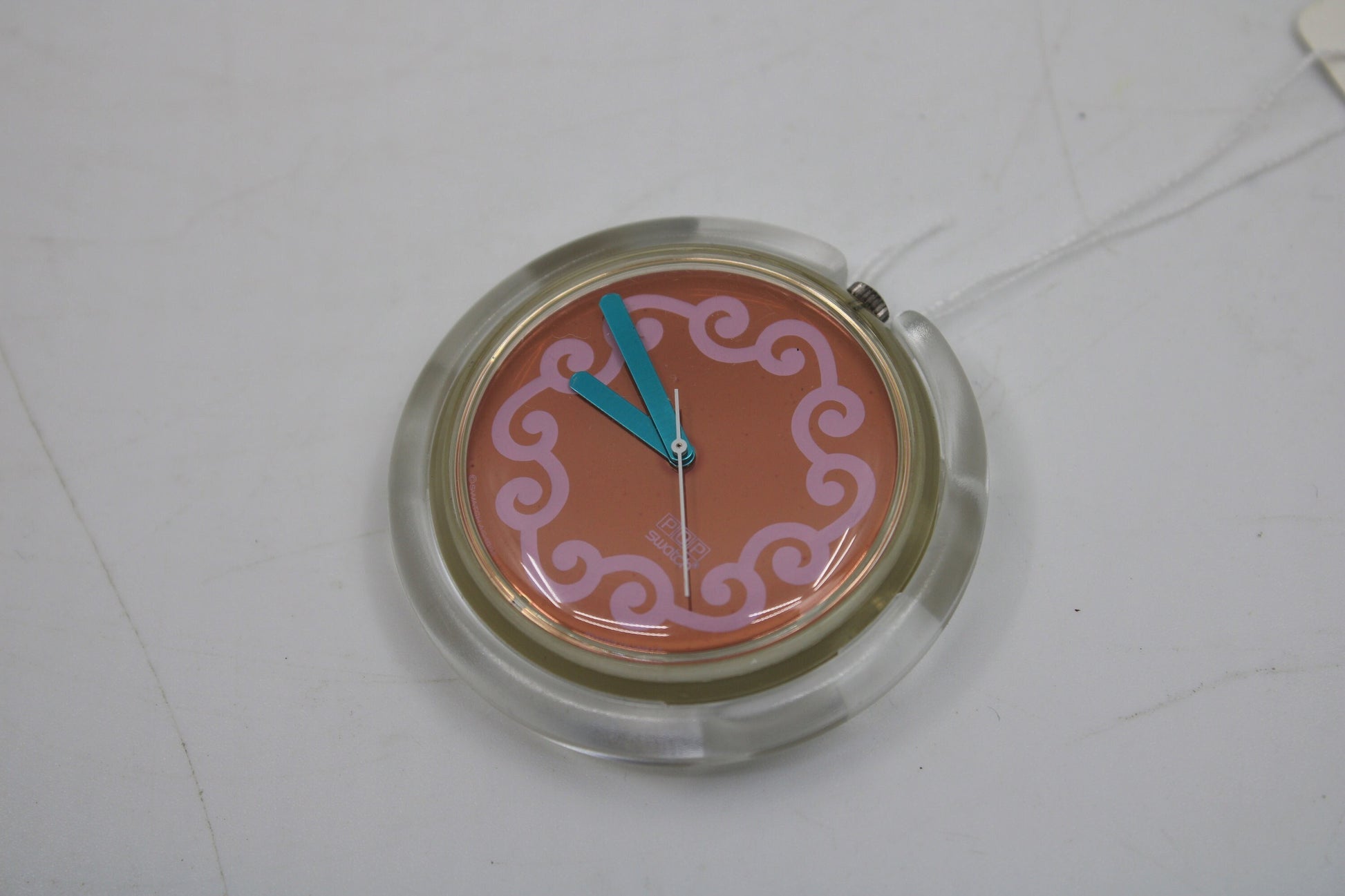 1992, Swatch, PopSwatch, 'Corolla', PWK155, NO strap, working 100%, BRANDNEW, Never Worn, Shop Dummy, Read description