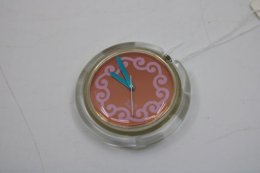 1992, Swatch, PopSwatch, 'Corolla', PWK155, NO strap, working 100%, BRANDNEW, Never Worn, Shop Dummy, Read description