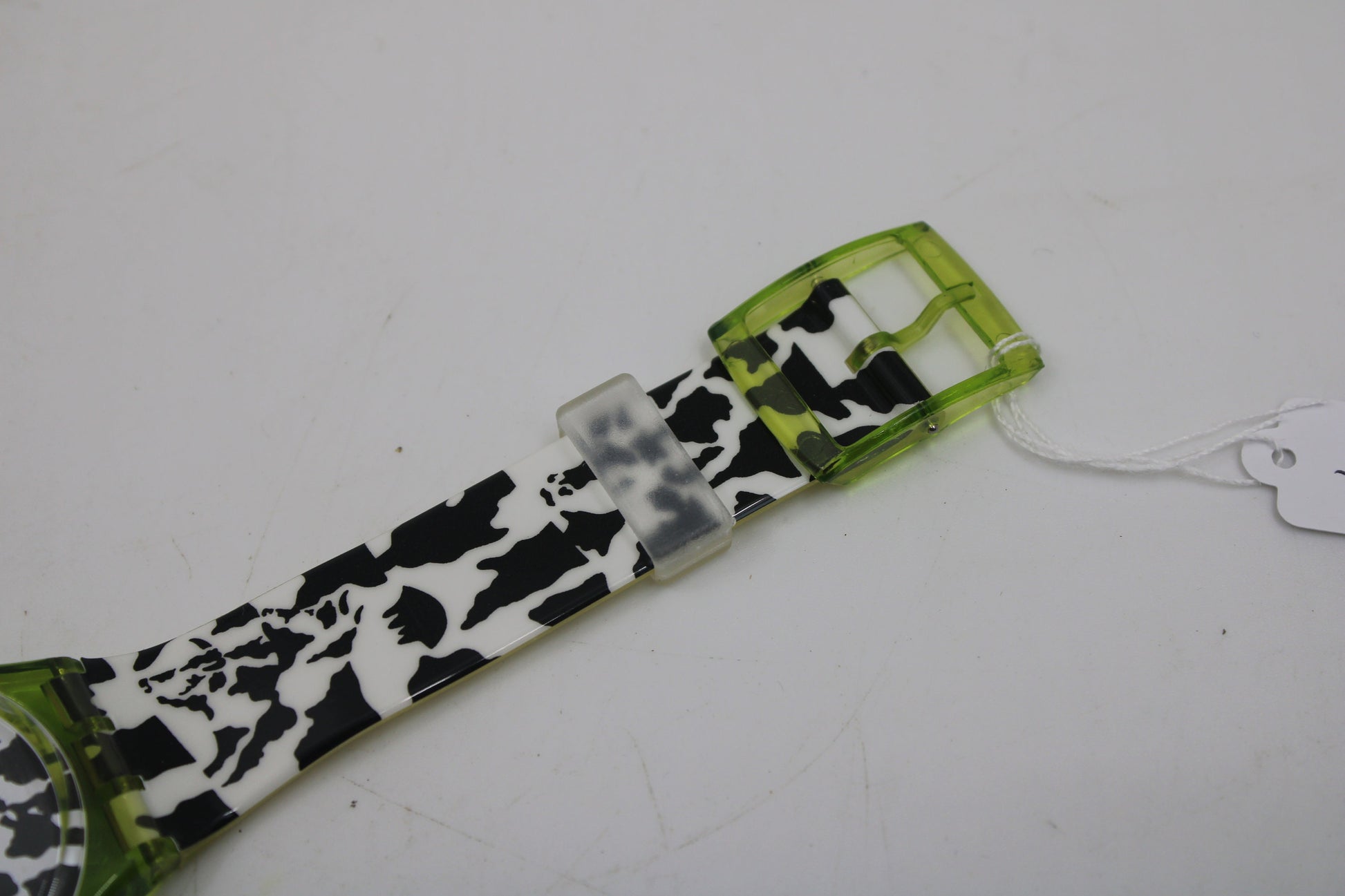 1991 Vintage Gents Swatch 'Flaeck' GZ117, in UNUSED, New Old Stock, original condition, working 100%