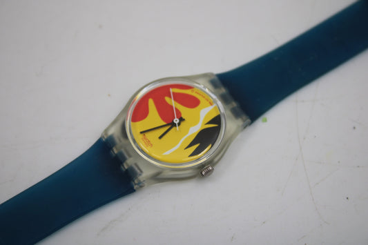 1997 'Nafea' Vintage ladies Swatch, LK104, working 100%, New Old Stock, Unused Condition