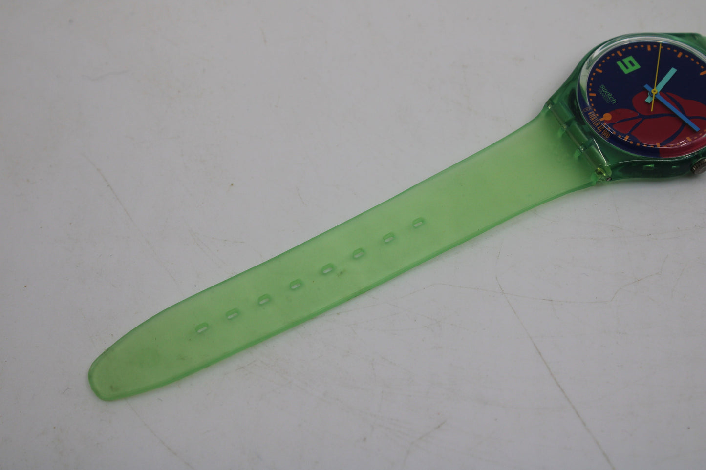 1991 Vintage Gents Swatch 'Ibiskus' GL101, in a Near Mint condition, working 100% with NON-original strap