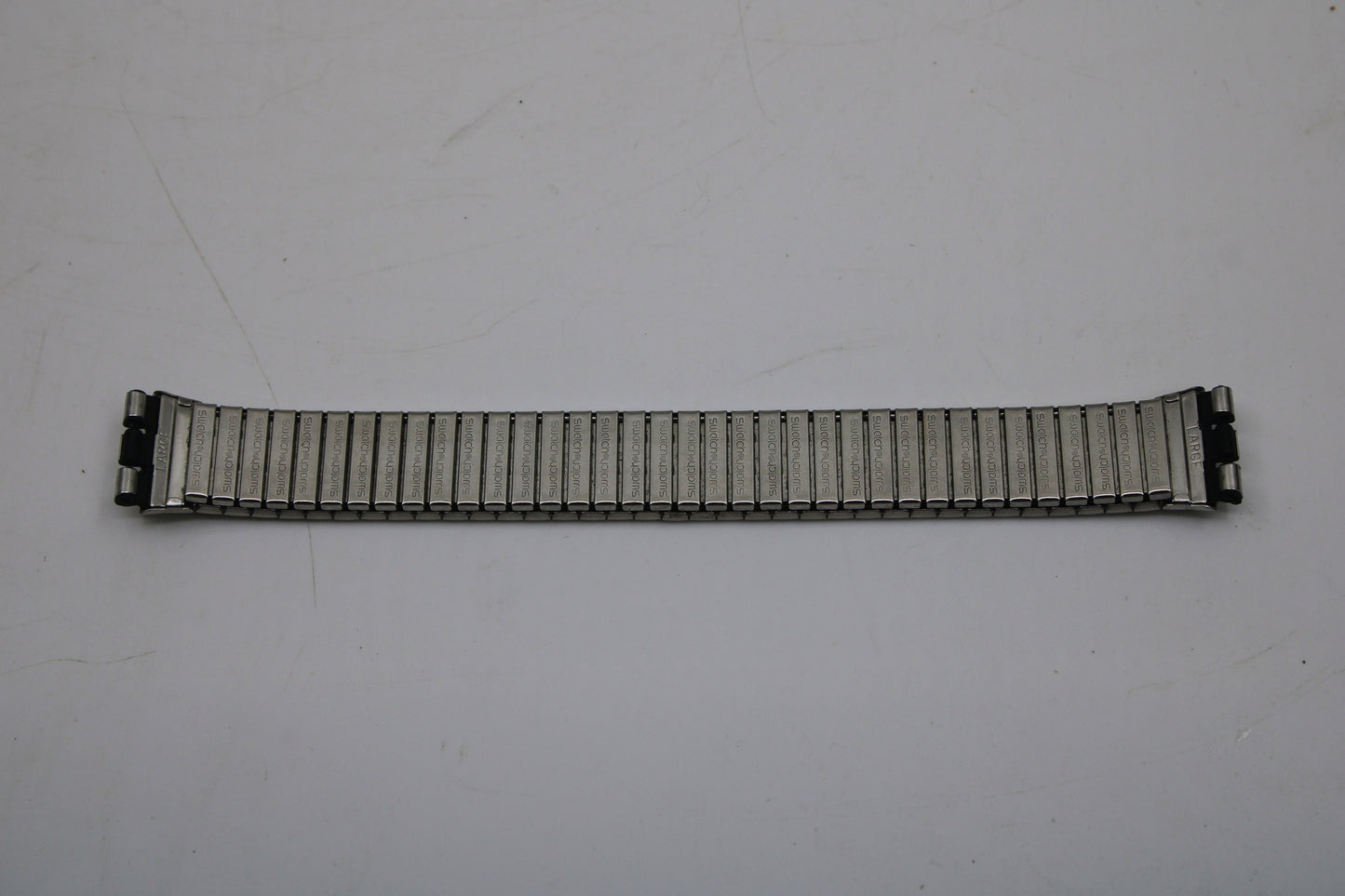 For Diana, Silver Flexi Strap, 17mm, Mint, used condition