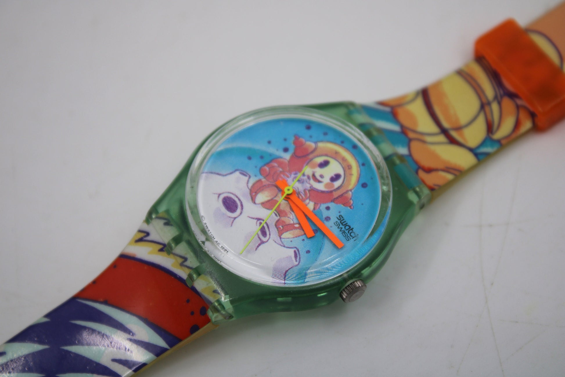 1992, Swatch, Gents, 'YURI', GG118, Nice, Used Condition, 100% working
