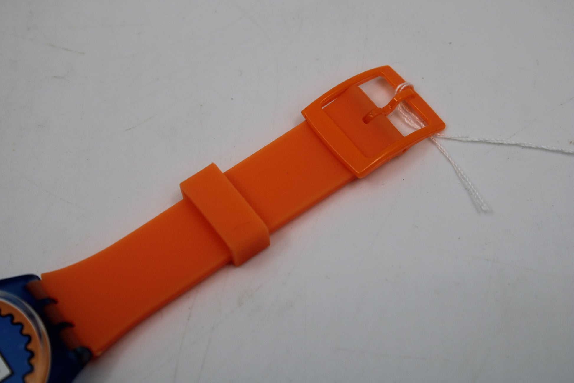 1993 NEW OLD STOCK 'Paella', GN129, working 100% nice early 90s vintage Gents Swatch, Brandnew, Non-Original Strap