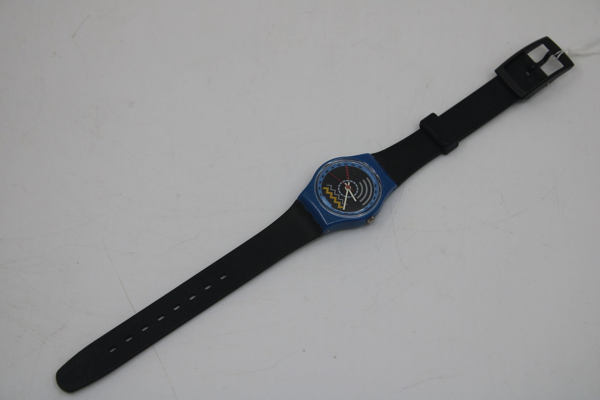Swatch, Ladies, 1986, 'Running Water', LS103, Near Mint, working 100%
