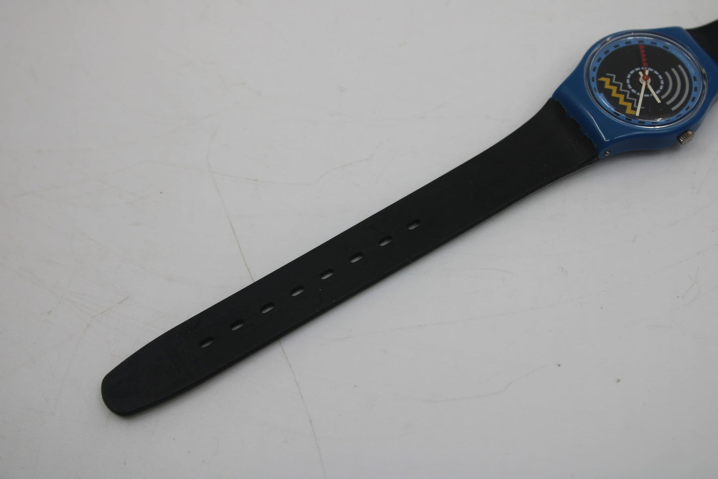 Swatch, Ladies, 1986, 'Running Water', LS103, Near Mint, working 100%