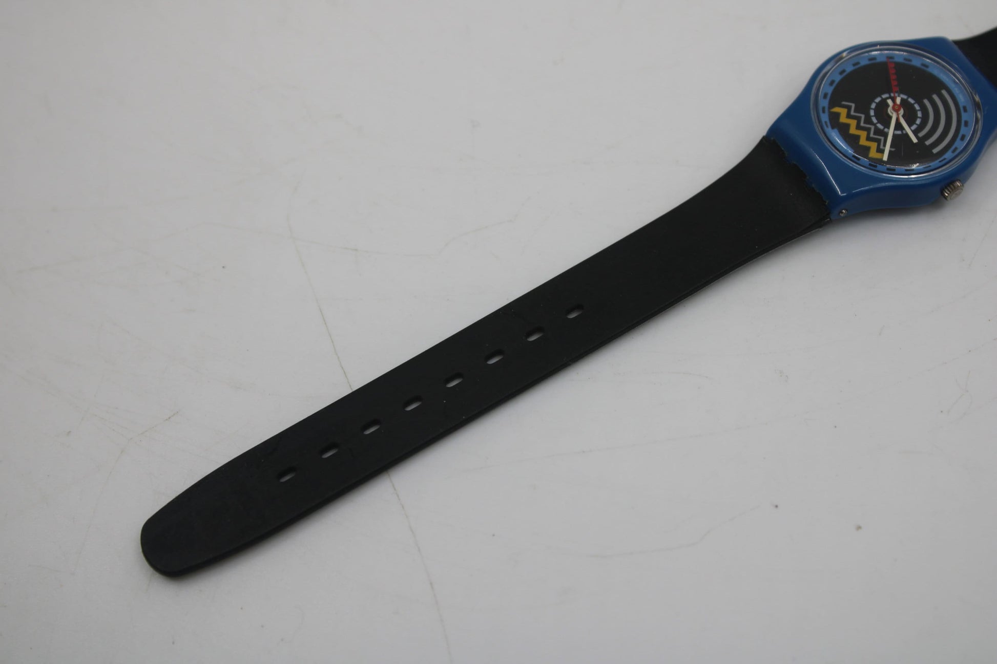Swatch, Ladies, 1986, 'Running Water', LS103, Near Mint, working 100%