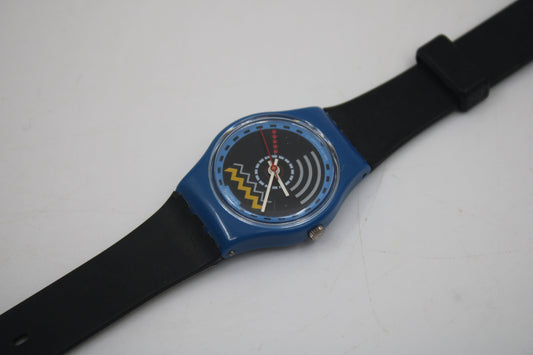 Swatch, Ladies, 1986, 'Running Water', LS103, Near Mint, working 100%