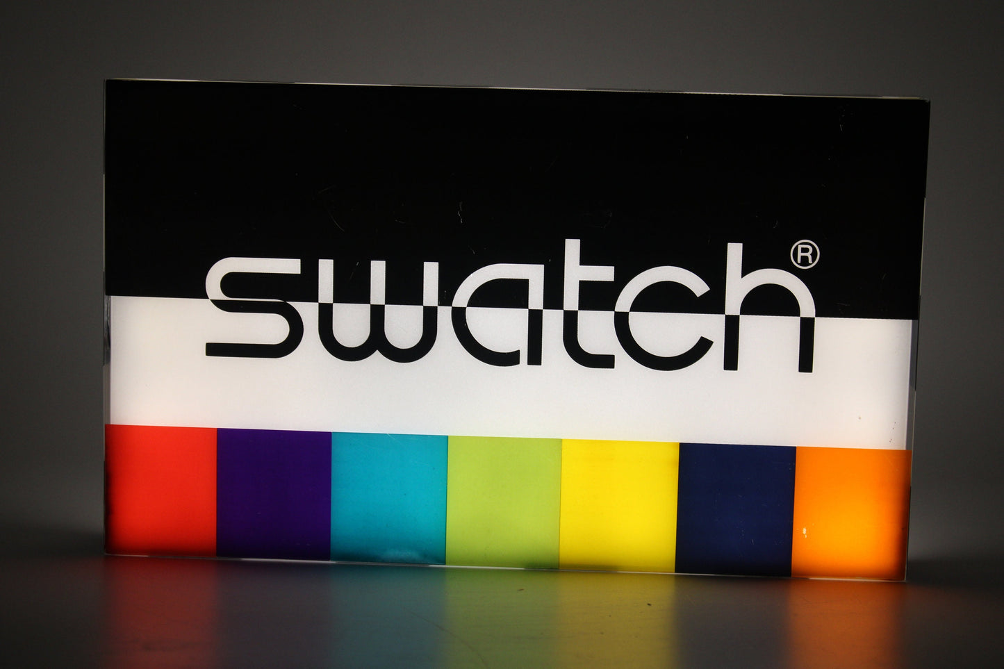 Very rare original Swatch plastic box, upcycable as a light or lamp?