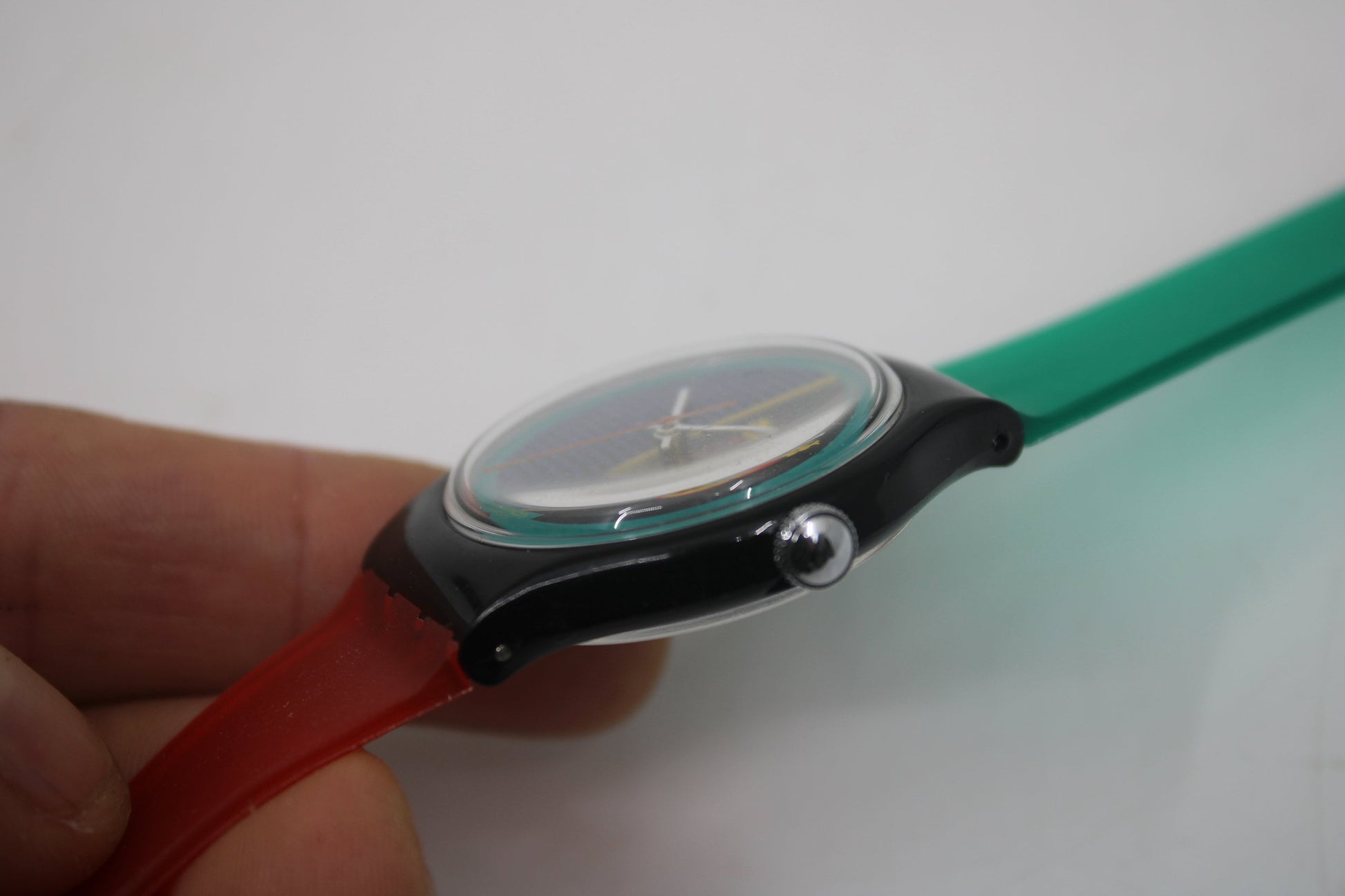 1986 'Sir Swatch' Automatic Swatch, NEW strap and NEW case, 100% working