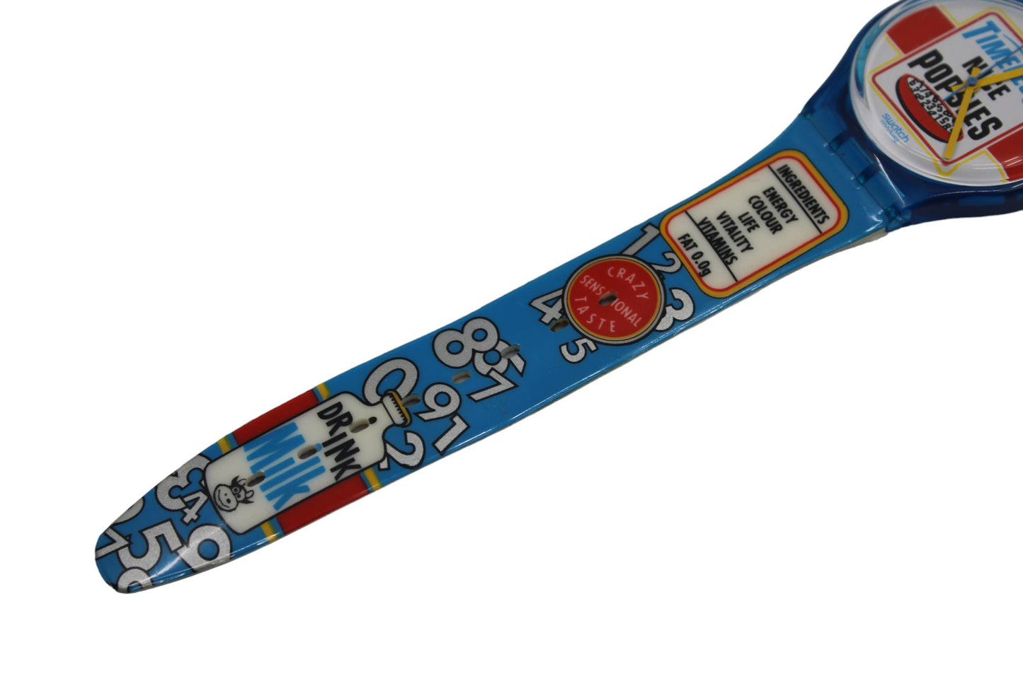 1996 Vintage Gents Swatch 'Good Morning' GN156, Near Mint Condition, working 100% with the original strap