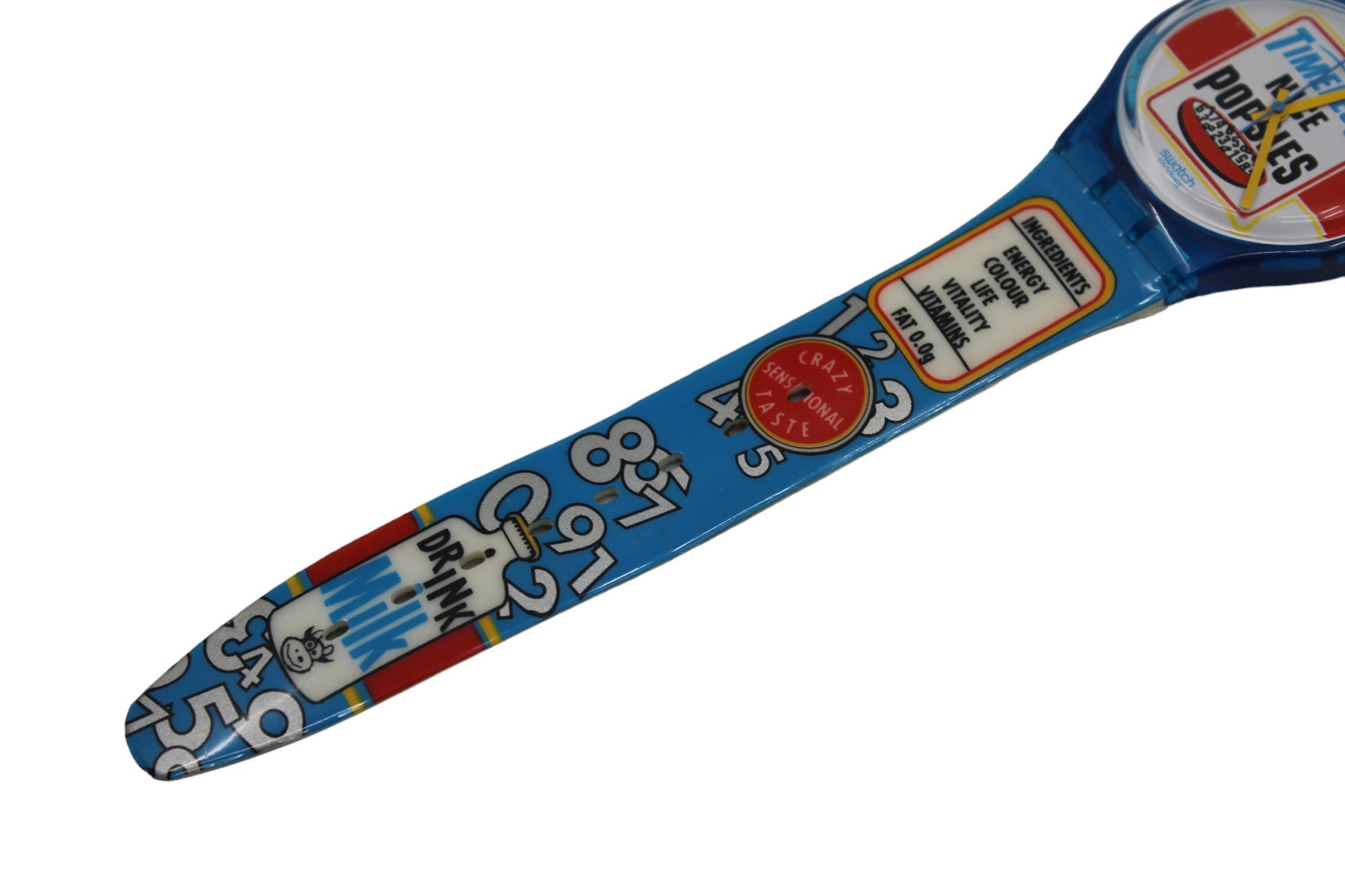1996 Vintage Gents Swatch 'Good Morning' GN156, Near Mint Condition, working 100% with the original strap