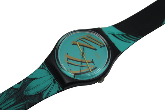 1989, Vintage Gents Swatch, 'Figueiras' GB125, Unworn Condition, Original strap, working 100%, Read Description