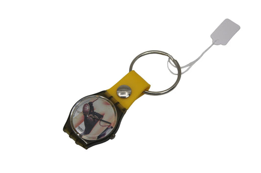 Unique, Vintage Swatch Keychain, GM128, 1995, 'Lolita', made from recycled, NON-working Gents Swatch watch
