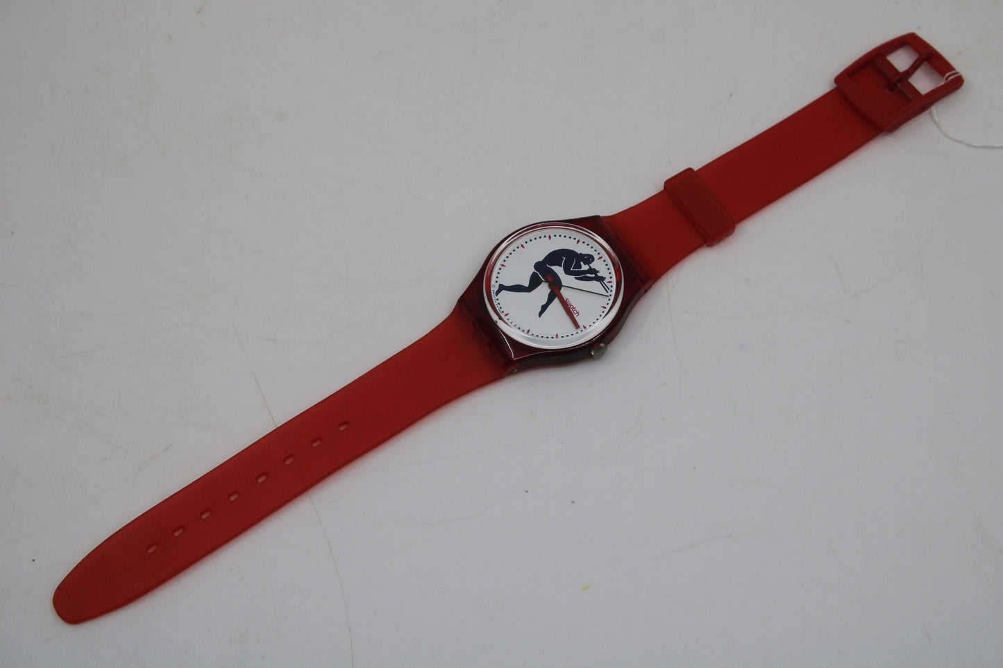 1992 Vintage Gents Swatch 'Tedophorus' GR111, in a nice, used condition, working 100% with brand new, non-original strap