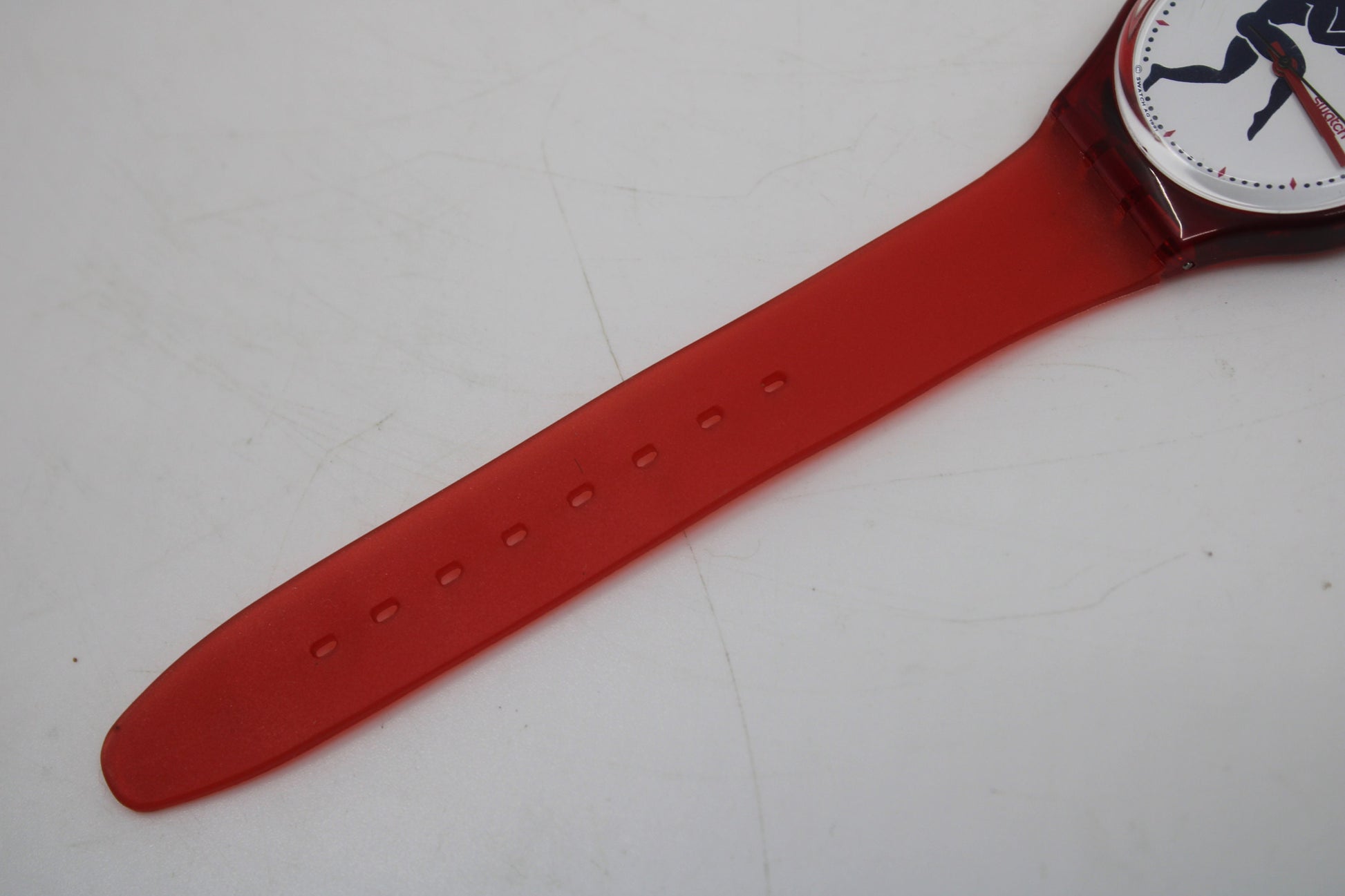1992 Vintage Gents Swatch 'Tedophorus' GR111, in a nice, used condition, working 100% with brand new, non-original strap