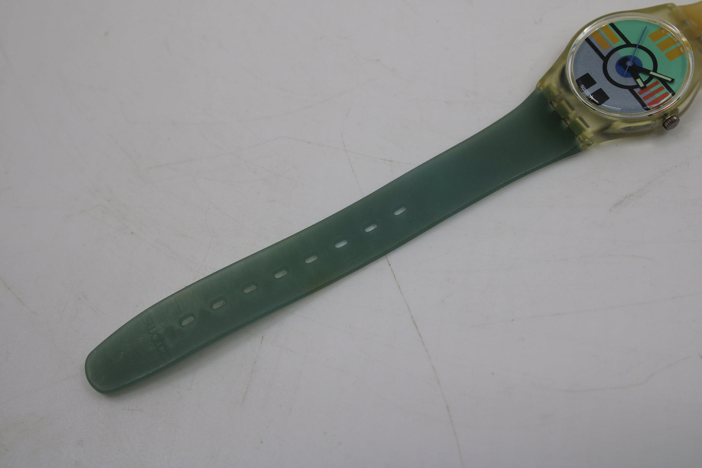 Swatch, Ladies, 1988, 'Famingo Deli', LK107, New Old Stock, Never Worn