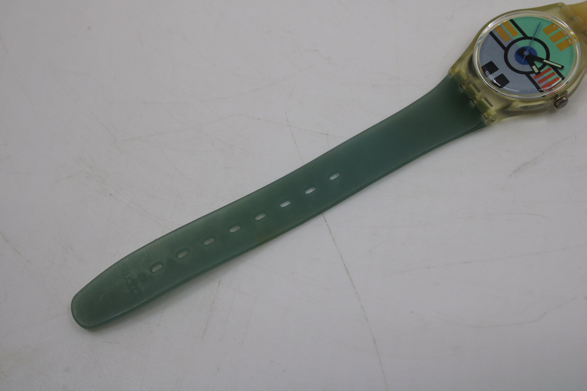 Swatch, Ladies, 1988, 'Famingo Deli', LK107, New Old Stock, Never Worn