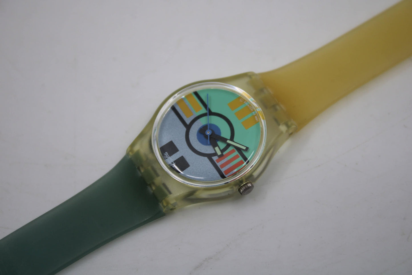 Swatch, Ladies, 1988, 'Famingo Deli', LK107, New Old Stock, Never Worn