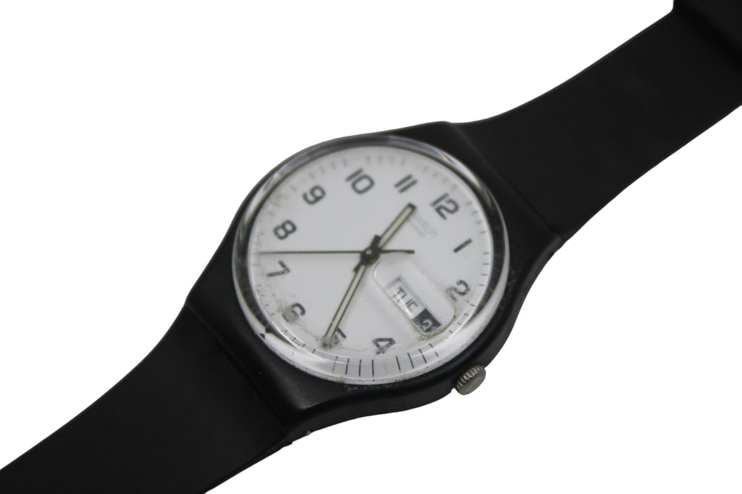 Vintage Gents Swatch 'Once Again', GB743, no box, nice, used condition, original strap