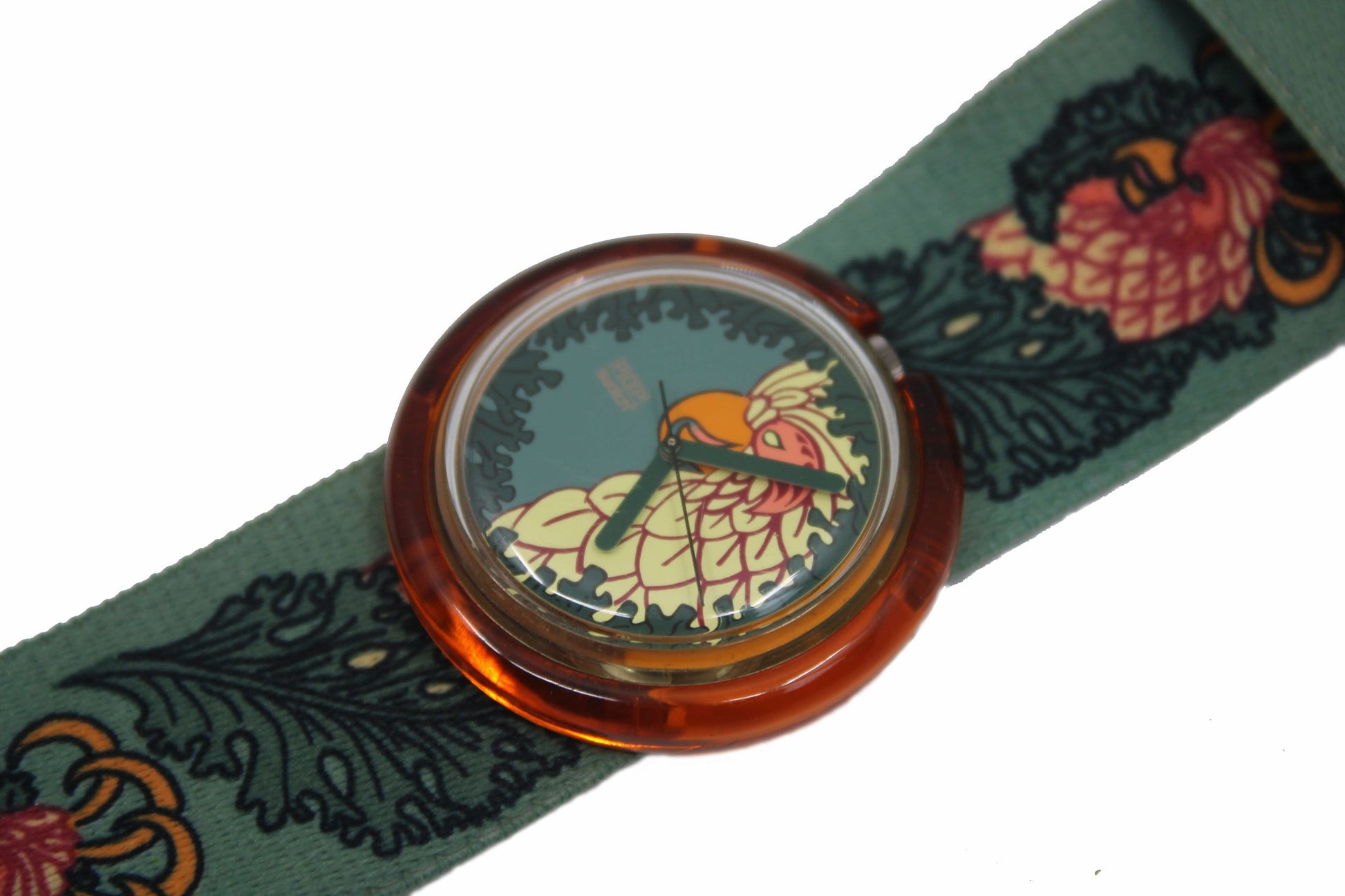 Vintage 1993 PMK106 Pop Swatch, 'Golden Cage', NO box, Very Nice, used Condition, 100% Working