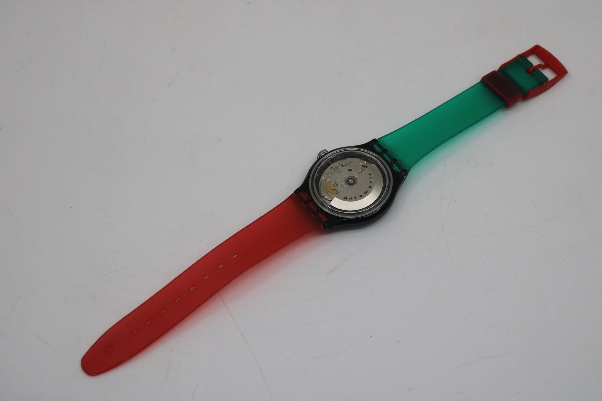 1986 'Sir Swatch' Automatic Swatch, NEW strap and NEW case, 100% working