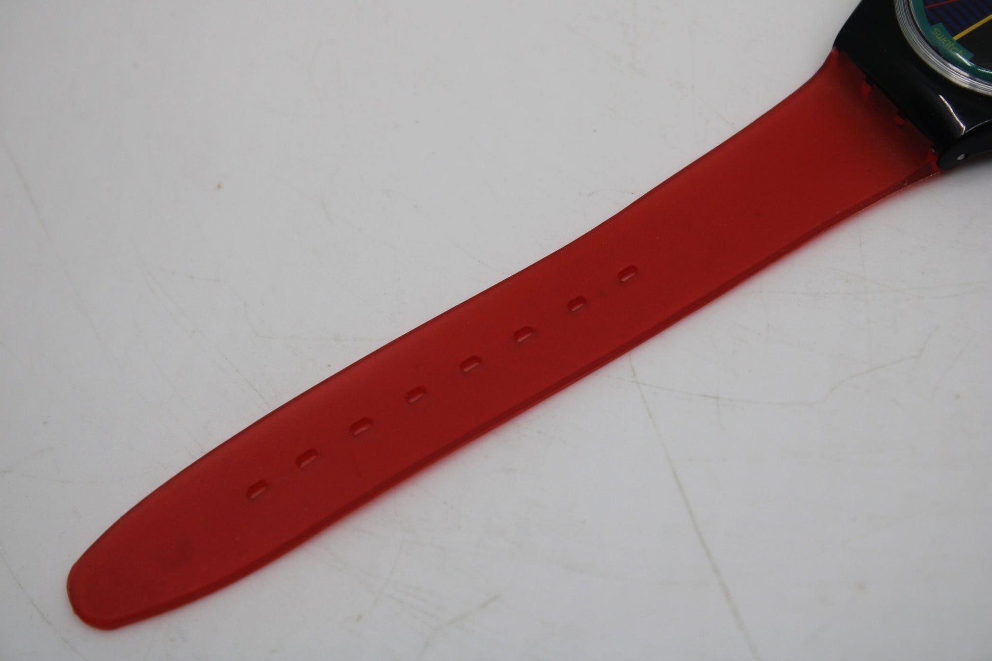 1986 'Sir Swatch' Automatic Swatch, NEW strap and NEW case, 100% working