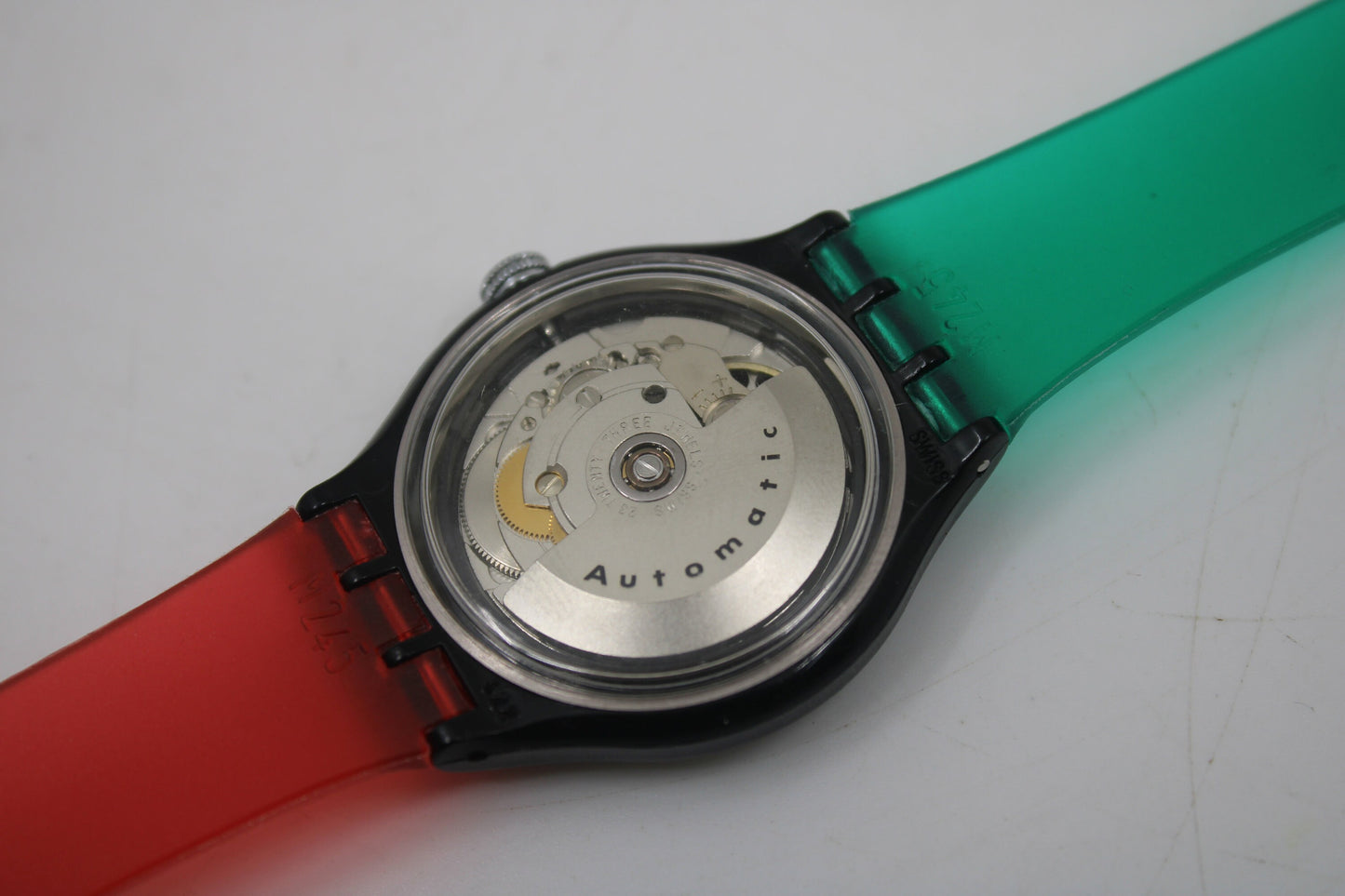 1986 'Sir Swatch' Automatic Swatch, NEW strap and NEW case, 100% working