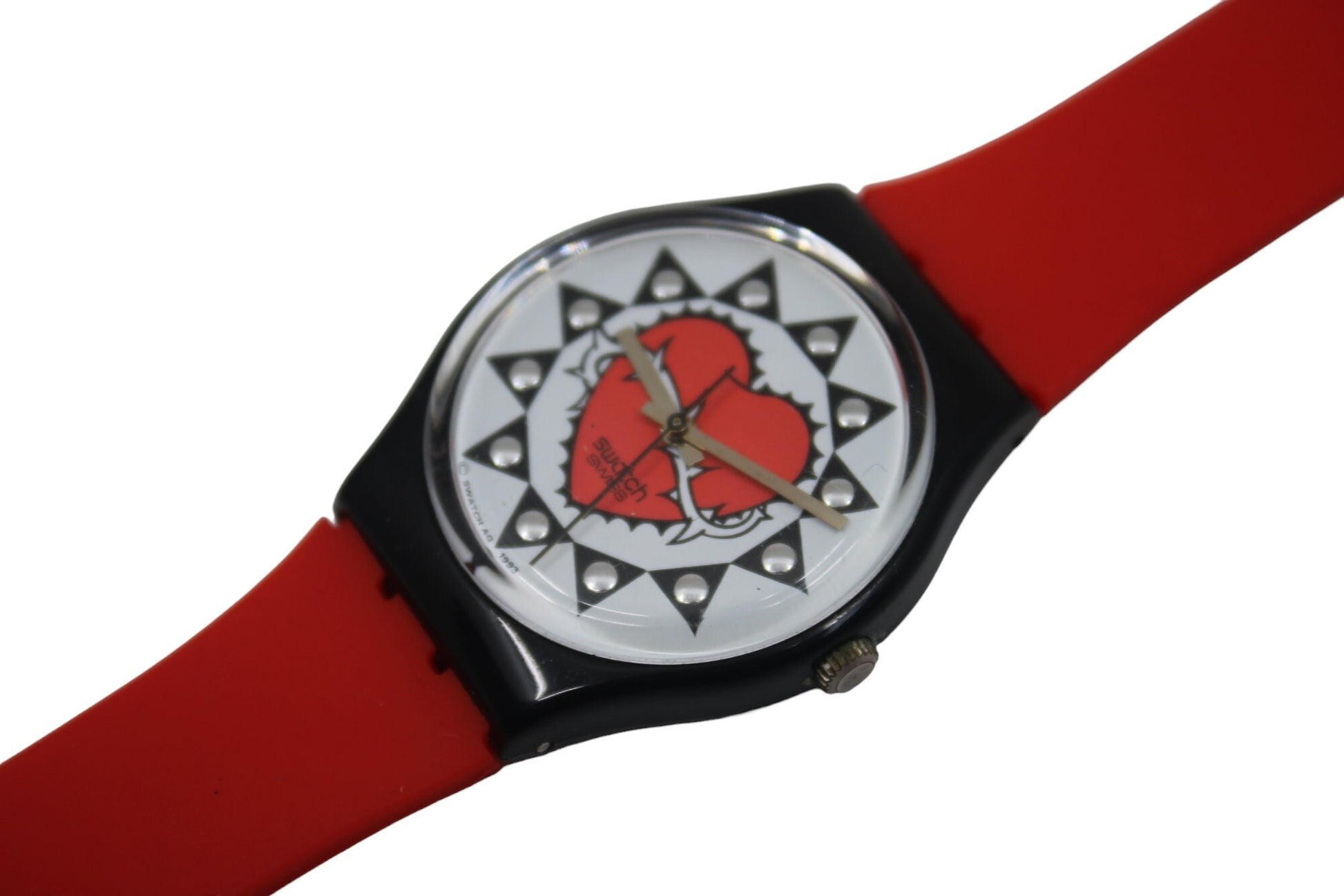 1994 Vintage Gents Swatch 'Trash' GB154, Nice, Used Condition, working 100% with new strap