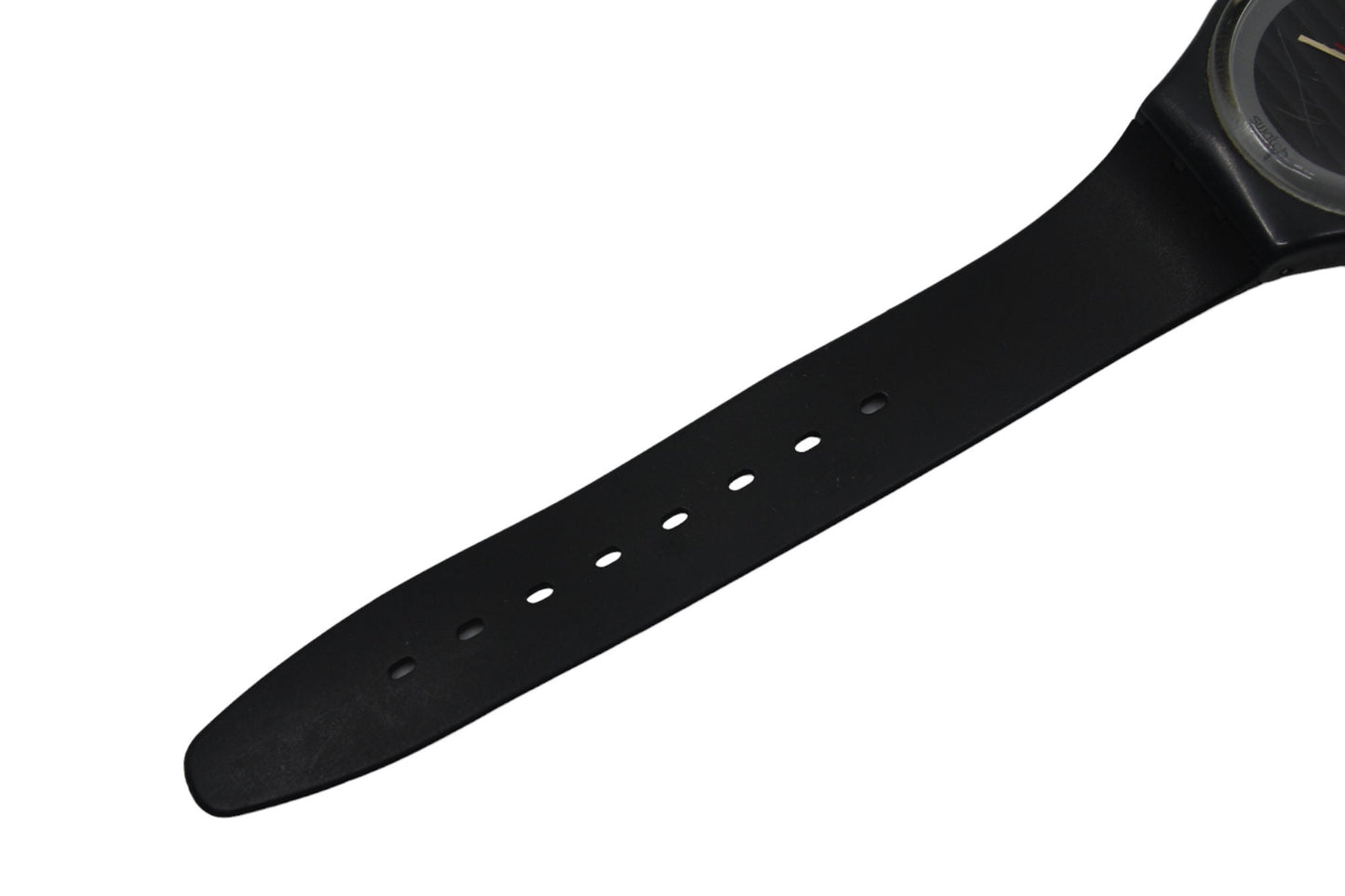 1987 Vintage Gents Swatch 'Silver Circle' GA105, Much used Condition, working 100% READ DESCRIPTION