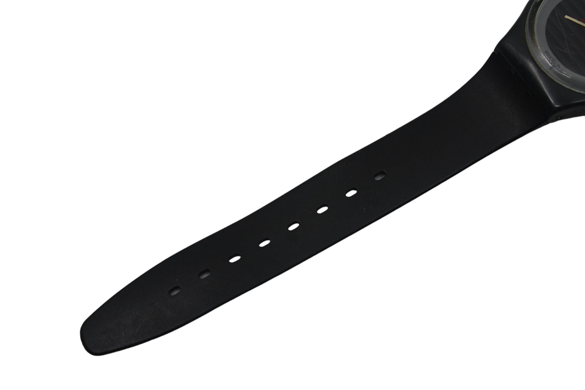 1987 Vintage Gents Swatch 'Silver Circle' GA105, Much used Condition, working 100% READ DESCRIPTION