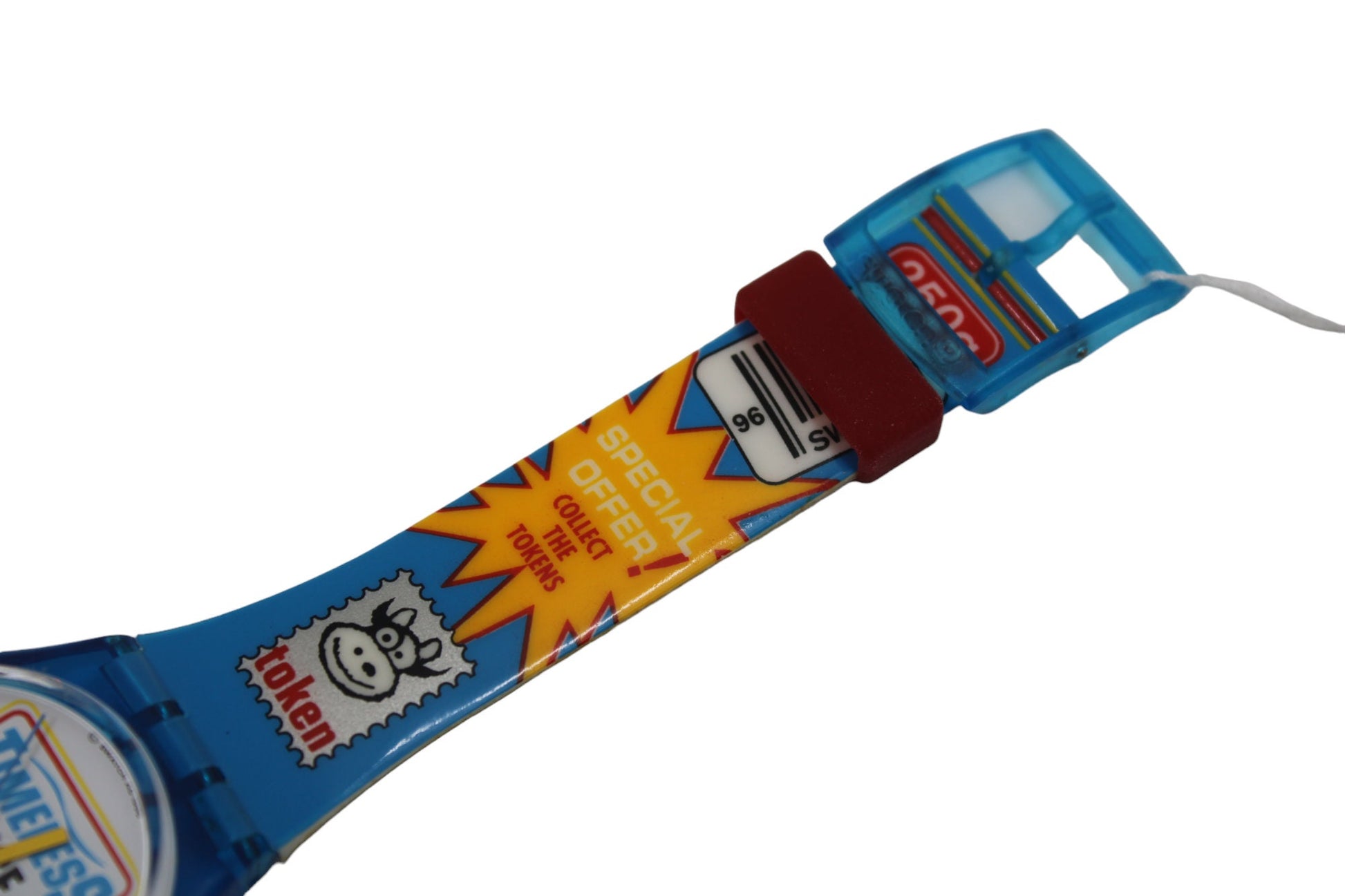 1996 Vintage Gents Swatch 'Good Morning' GN156, Near Mint Condition, working 100% with the original strap