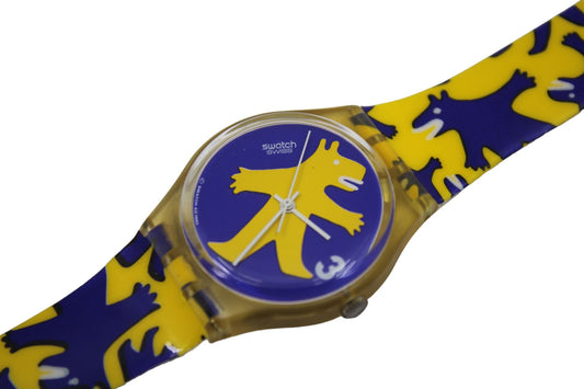 1994, Vintage Gents Swatch, 'Bestione', GJ112, Near Mint Condition, working 100%