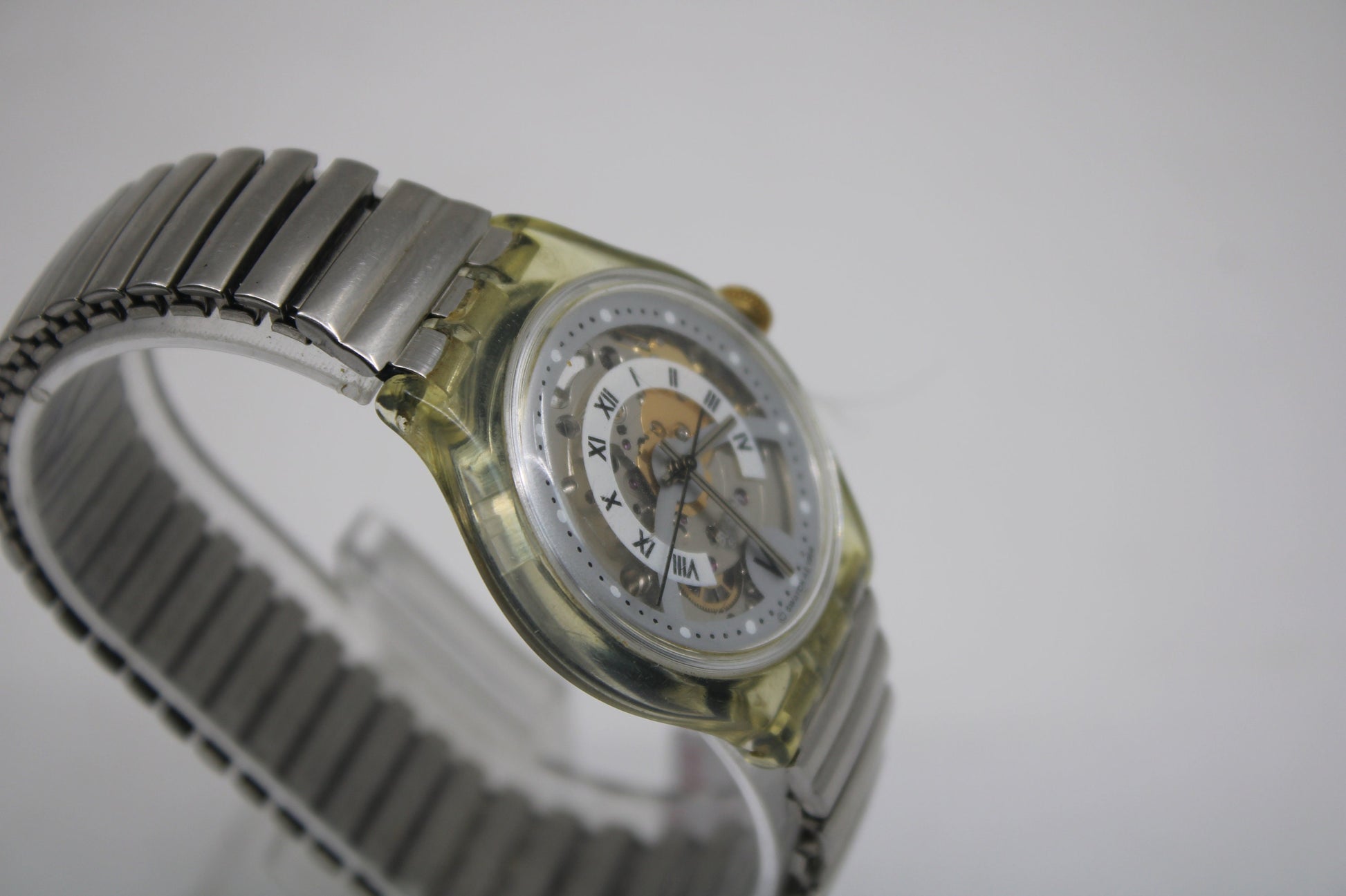 1995 'Eisscholle' Vintage Gents Automatic Swatch SAK118, NO box, much used condition