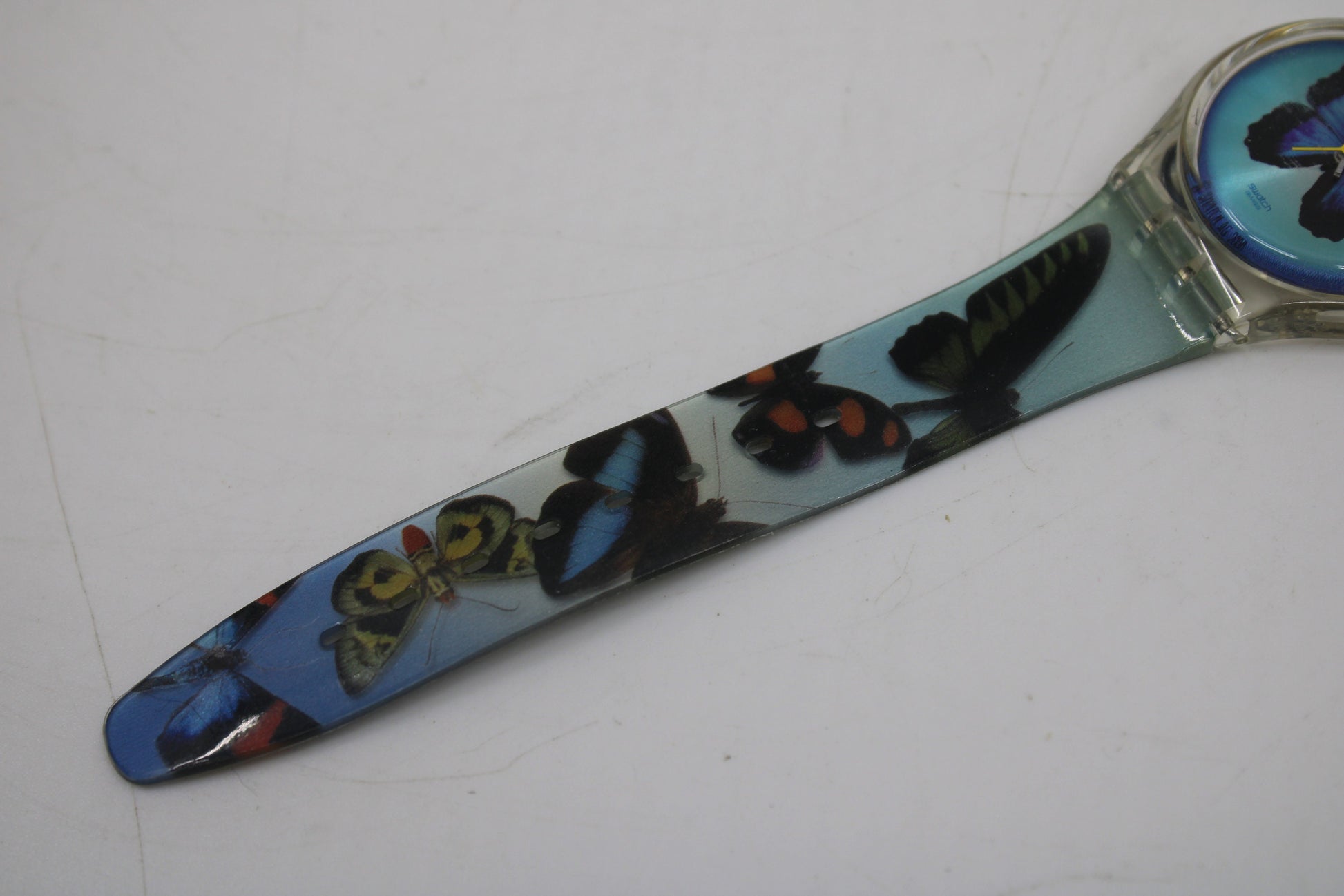 Vintage Gents Swatch, 'Sky Fly' GZ153, NEW OLD STOCK, Never Worn, working 100% original strap