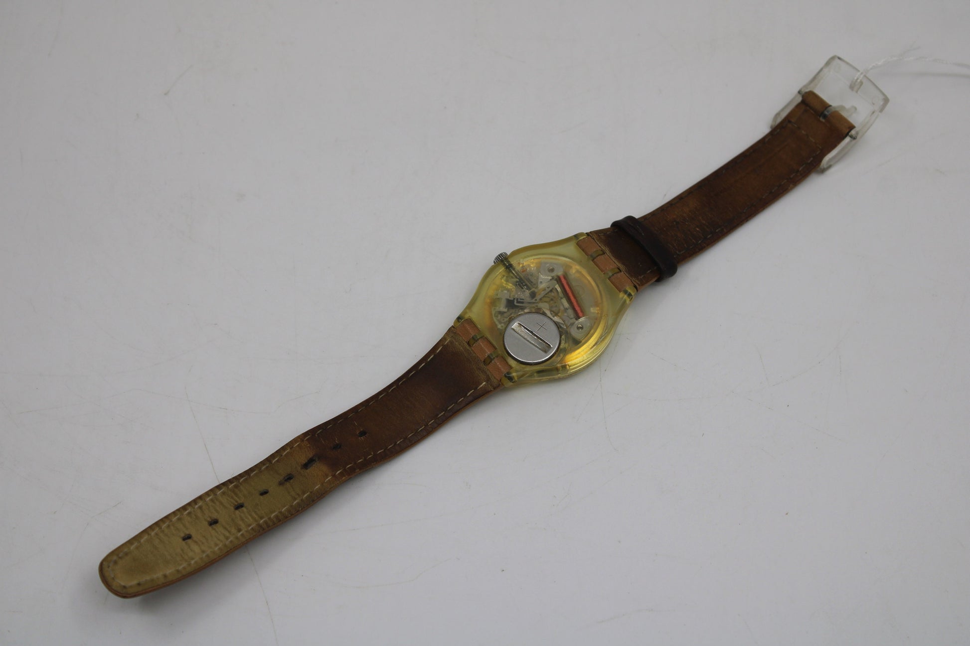 Vintage Gents Swatch, 'Croissant Chaud', GE700, NO box, In NICE, USED Condition, 100% working, Original Strap