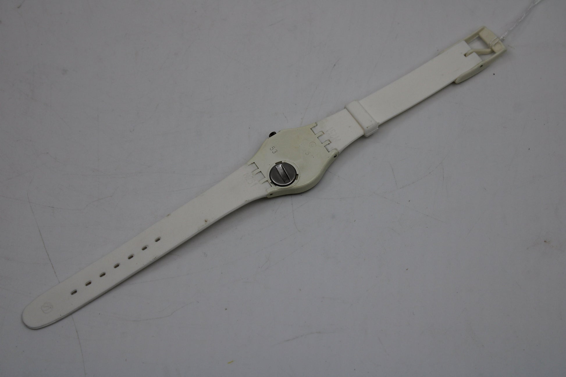 Vintage Swatch, Ladies, 1985, 'Dotted Swiss', LW104, very nice, used condition