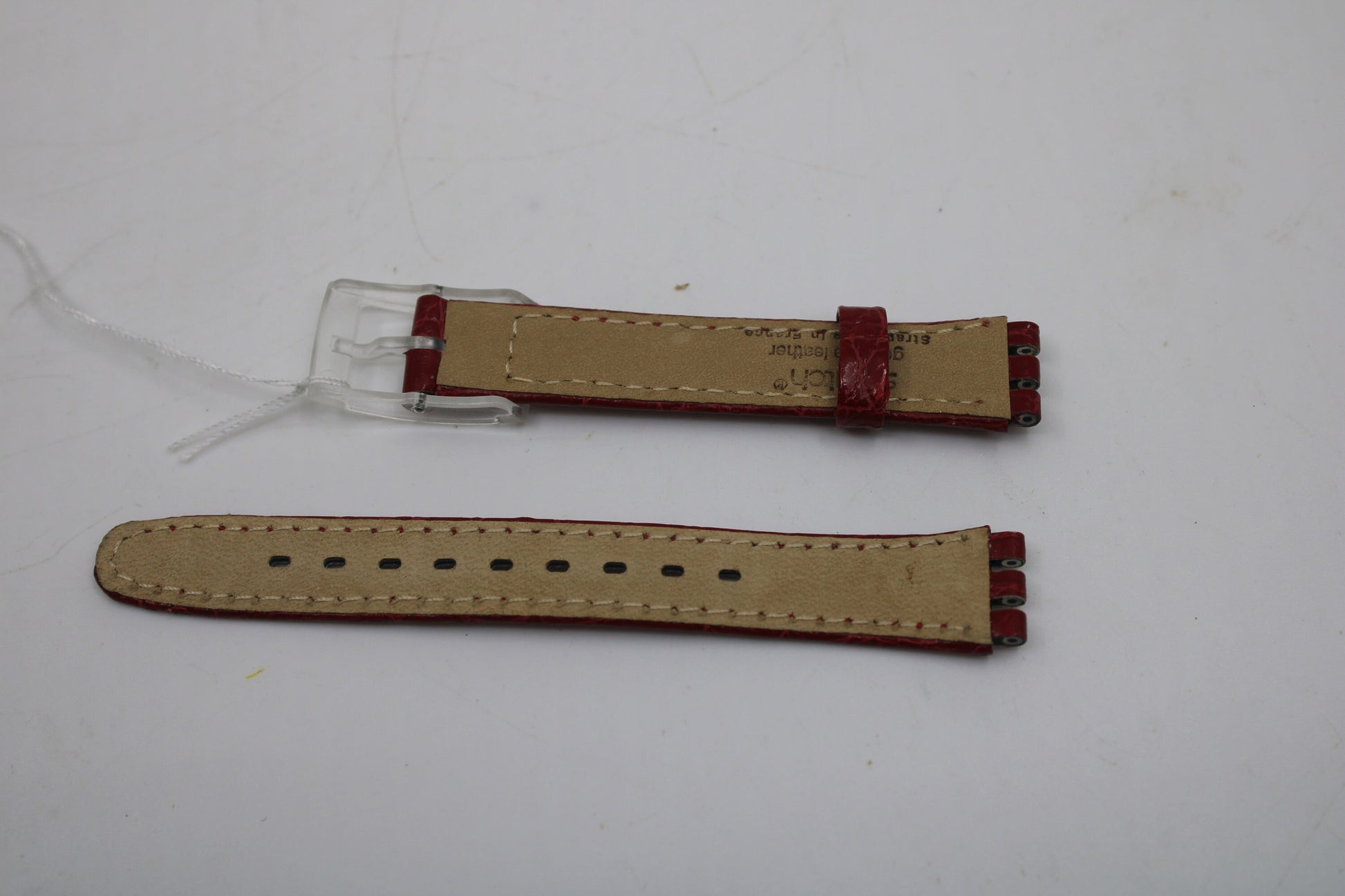 Vintage Ladies Swatch Strap, 'Gin Rosa', LN115, 12mm, New Old Stock