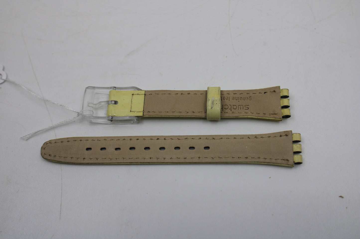Vintage Ladies Swatch Leather Strap, 12mm, New Old Stock
