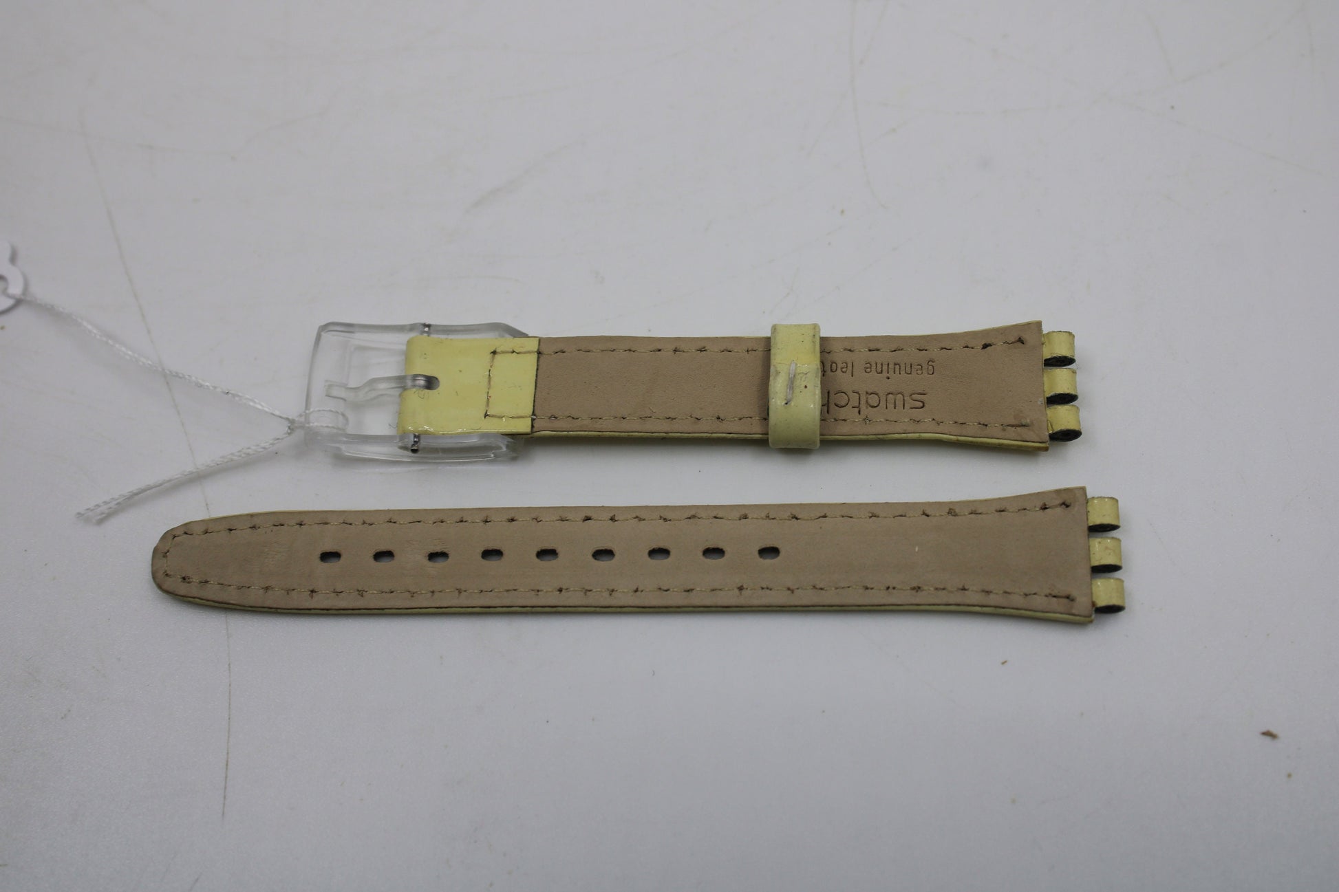 Vintage Ladies Swatch Leather Strap, 12mm, New Old Stock