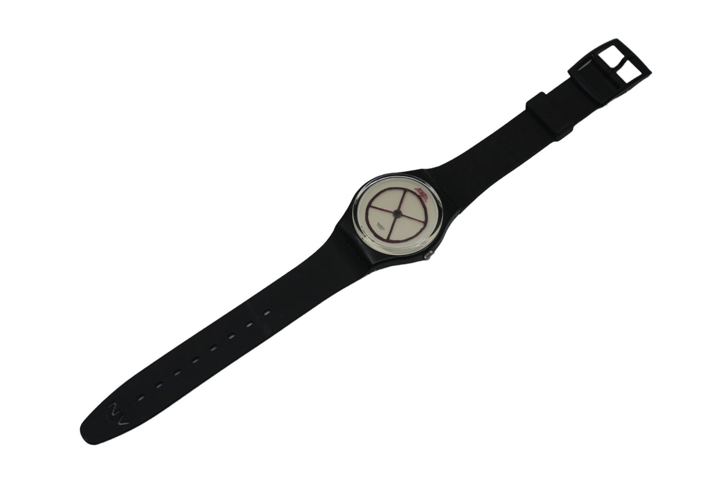 1991 Vintage Gents Swatch 'Wheel Animal' GZ120, new old stock, never worn, working 100%, original strap