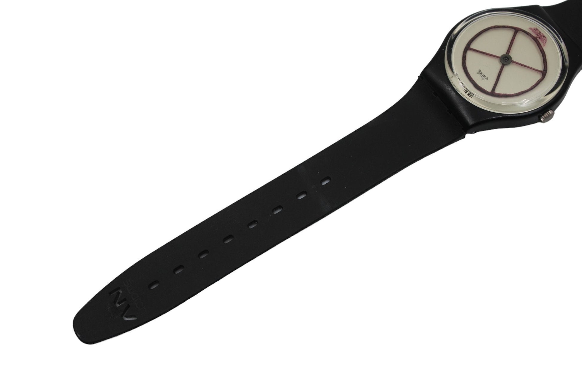 1991 Vintage Gents Swatch 'Wheel Animal' GZ120, new old stock, never worn, working 100%, original strap