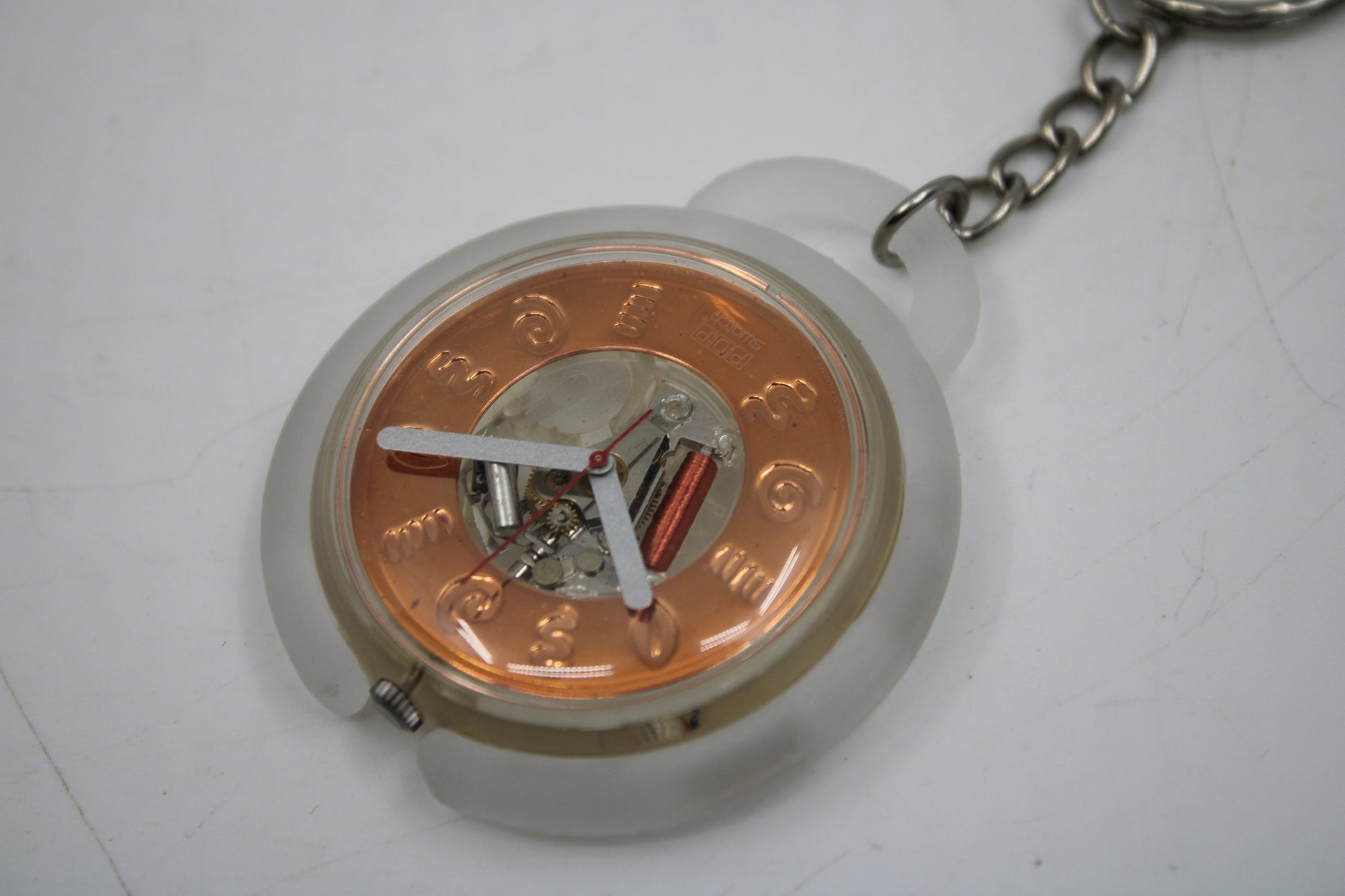 Unique, Vintage Pop Swatch Keychain, wear your Pop Swatch in your pocket, watch NOT included in sale