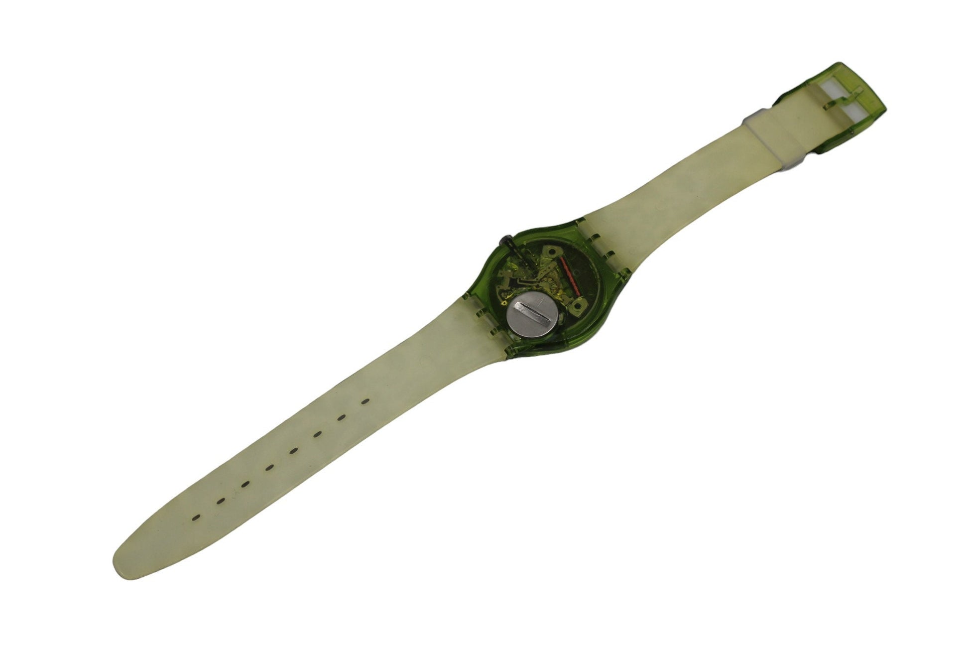 1991 Vintage Gents Swatch 'Flaeck' GZ117, new old stock, never worn, working 100%, original strap