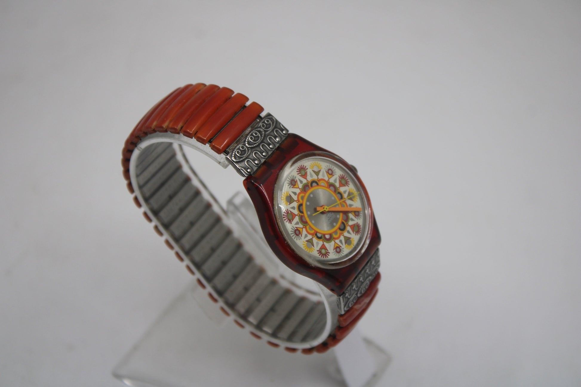 1995 Vintage Gents Swatch 'Curry Powder' GR125/126, in good condition, working 100% with original strap