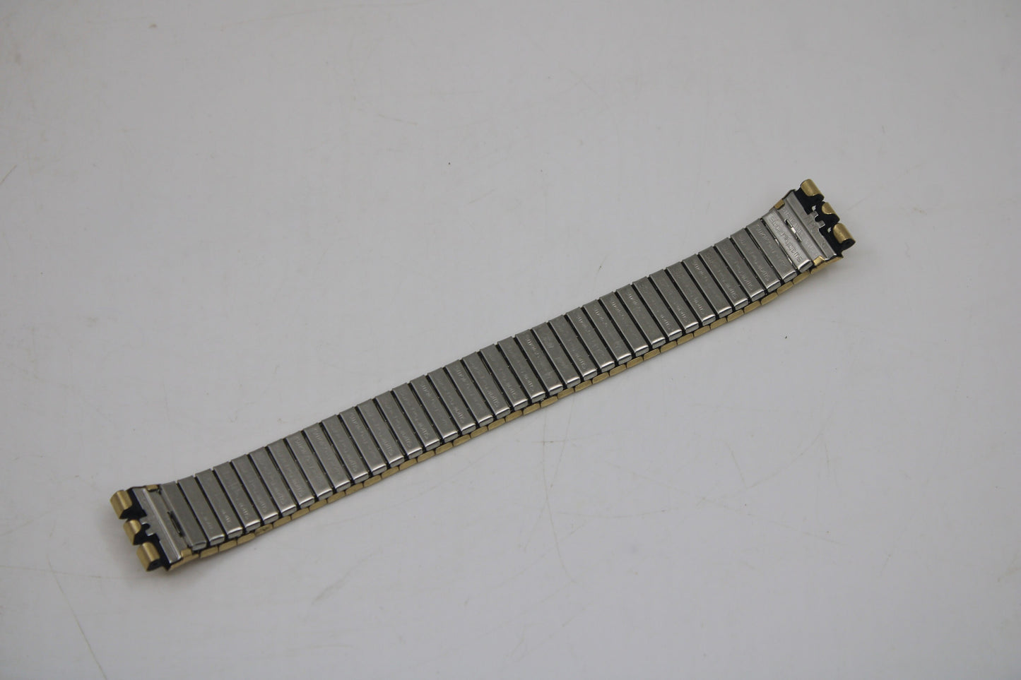 1989, Vintage Swatch Gents Flexi Strap, 'Golden Bond', GP101, 17mm, New Old Stock, NEVER WORN